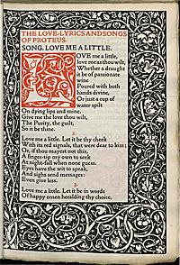 The love-lyrics &amp; songs of Proteus / by Wilfrid Scawen Blunt ; with the Love-sonnets of Proteus by the same author ; now reprinted in their full text with many sonnets omitted from the earlier editions