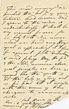 Letter from Mary Moody Emerson to Ralph Waldo Emerson