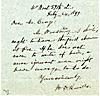 Letter from William Dean Howells to John Kendrick Bangs
