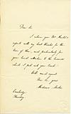 Letter from Andrews Norton  to Robert Cassie Waterston
