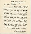 Letter from Edwin Arlington Robinson to Esther Willard Bates