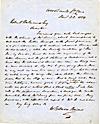 Letter from William Simms to Robert Balmann