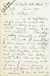 Letter from Edith Matilda Thomas to Joseph Marshall Stoddart